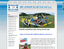 Tablet Screenshot of lmk-juniorklub-uo.cz